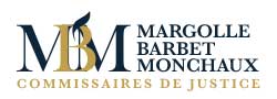 Logo de la société des commissaires de justice Margolle Barbet & Monchaux située à Amiens dans les Hauts-de-France et intervenant dans la Somme, l'Oise et l'Aisne